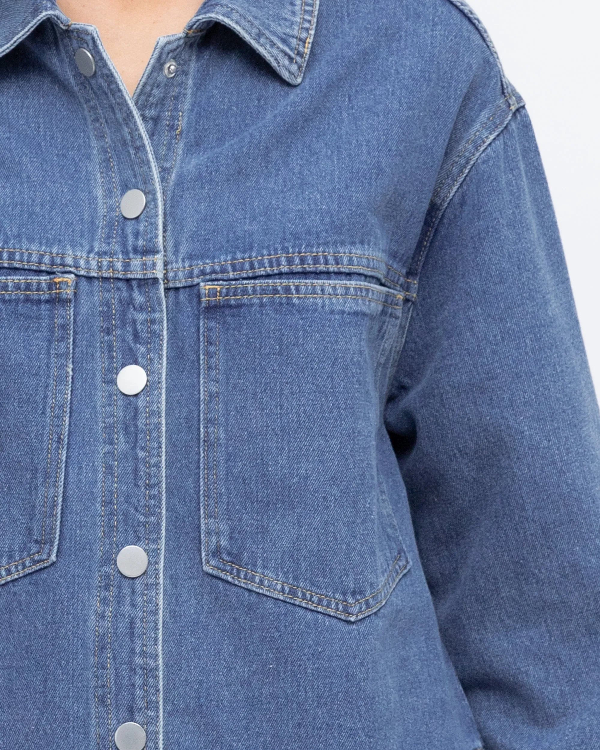 LOL21491 DENIM BLUE SHACKET