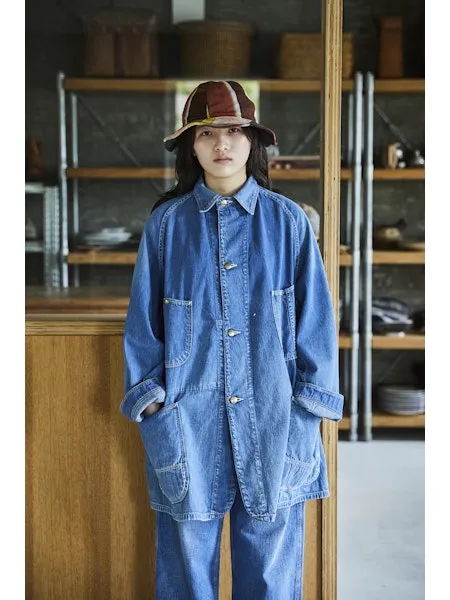 Loose Fit Coverall - Denim Used