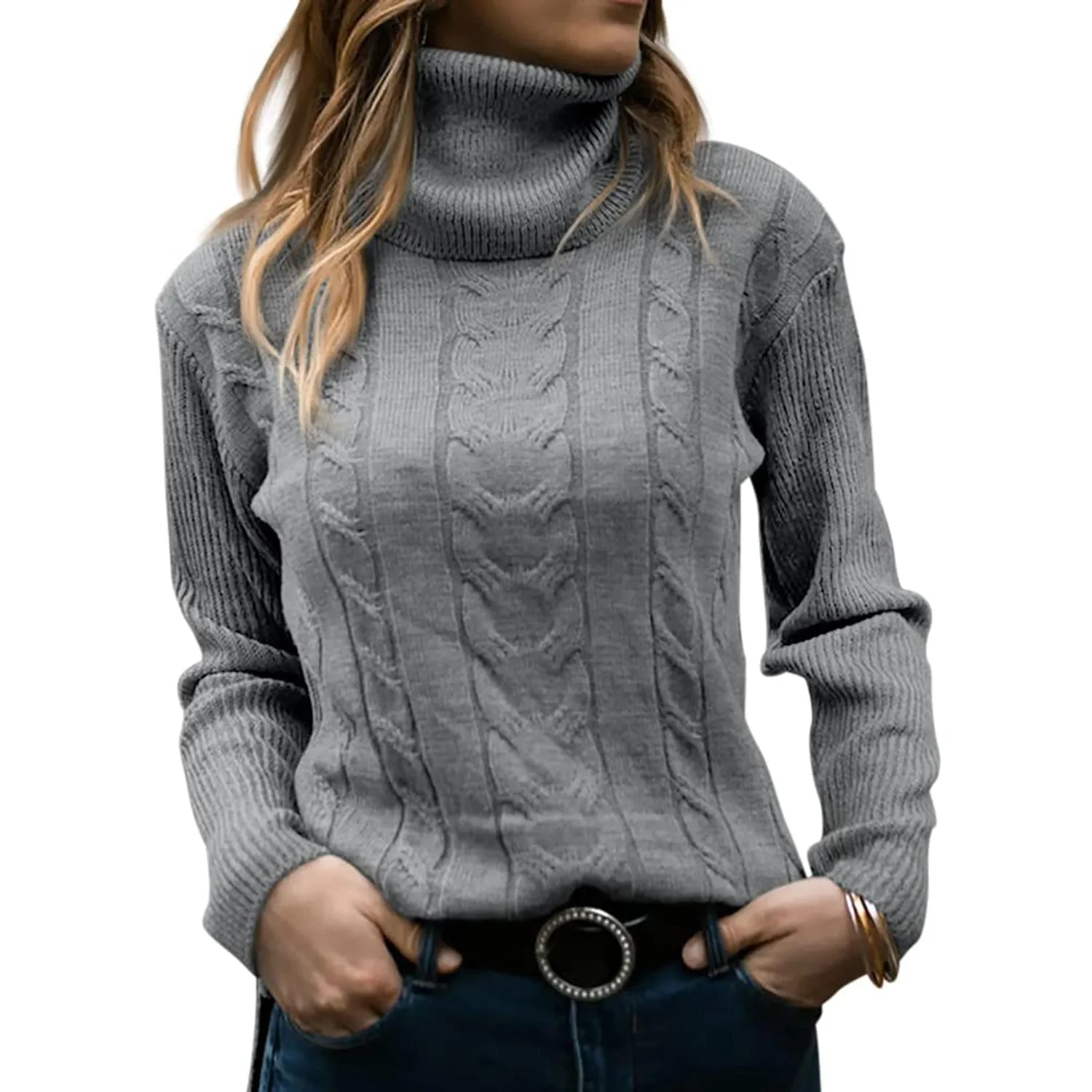 Melody™ turtleneck sweater (made from high-quality viscose)