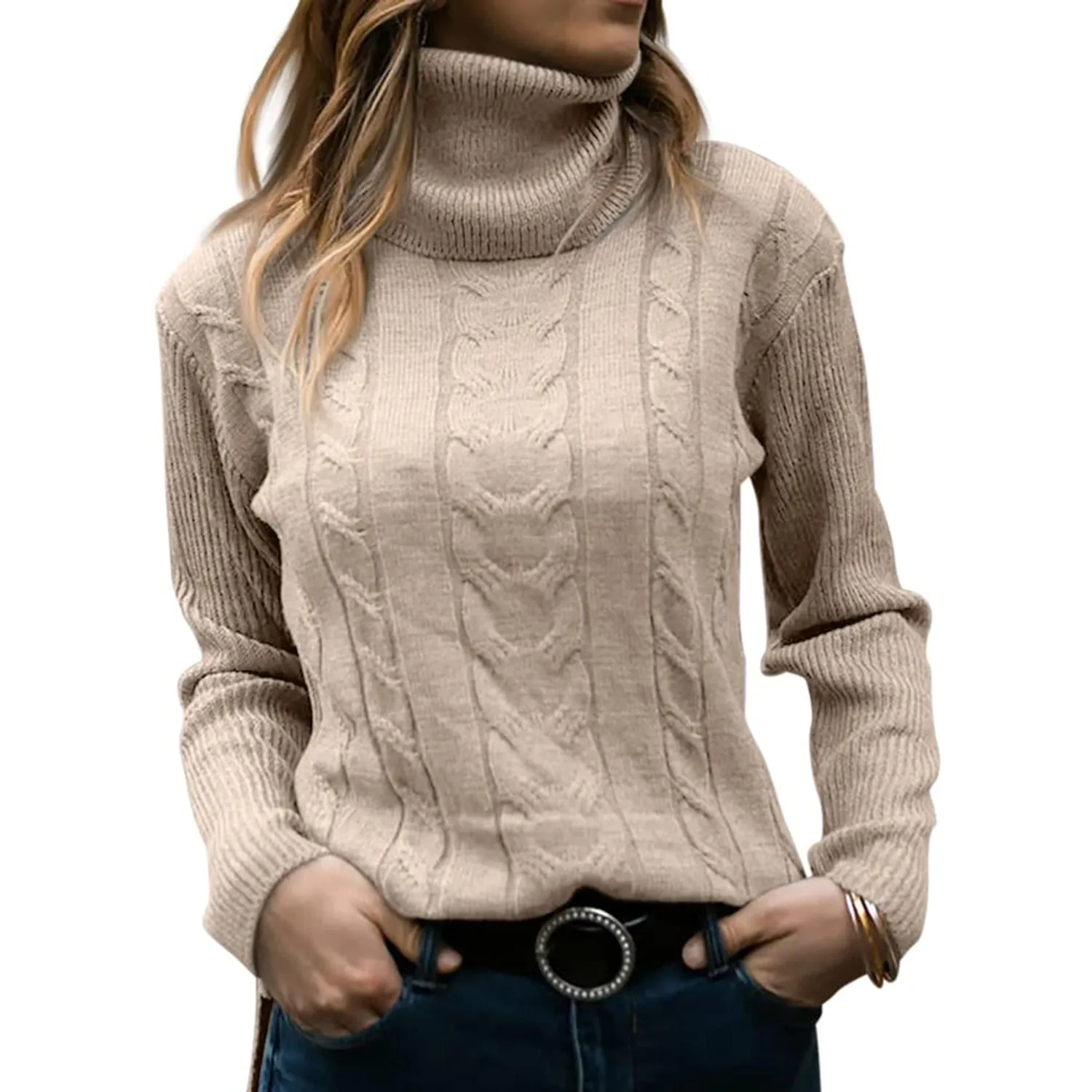 Melody™ turtleneck sweater (made from high-quality viscose)