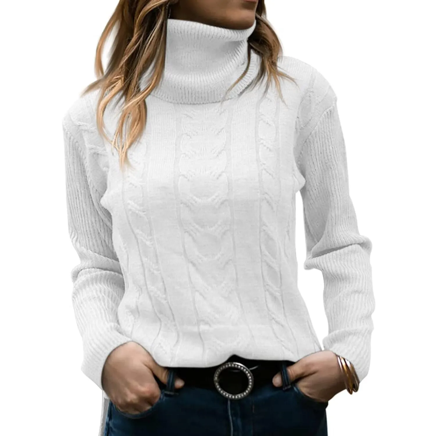 Melody™ turtleneck sweater (made from high-quality viscose)