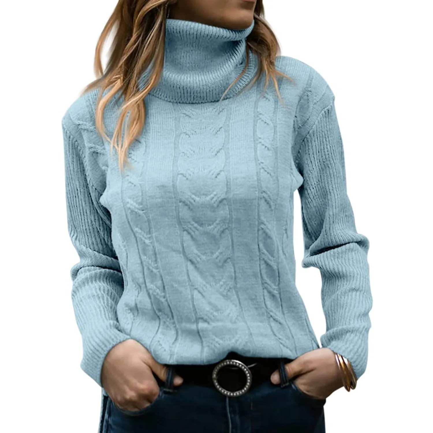 Melody™ turtleneck sweater (made from high-quality viscose)