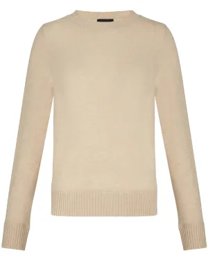 Mid Brown Cashmere Crewneck Bilbao Sweater