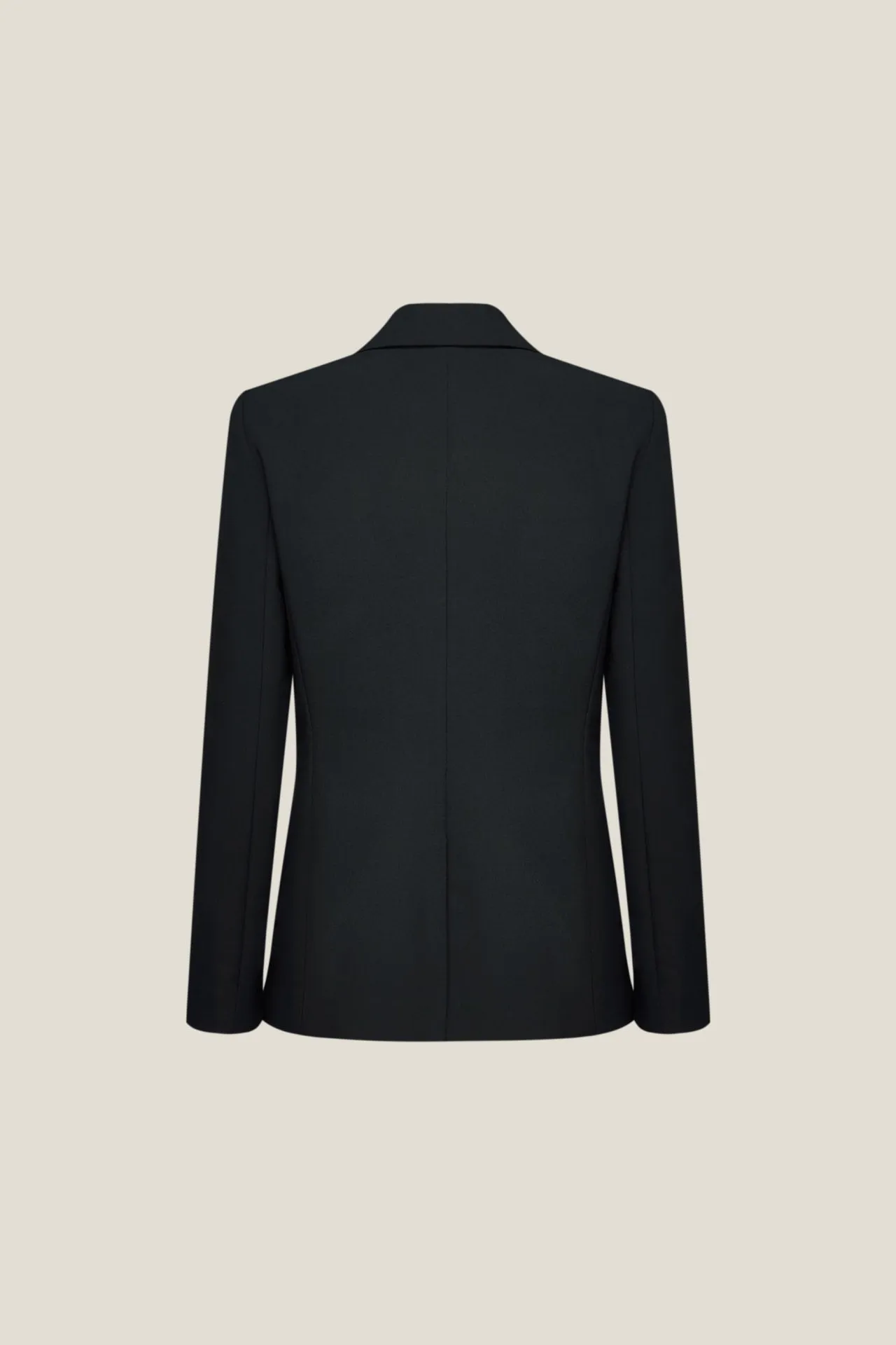 Multi-Way Stretch Double -Breasted Suit Blazer