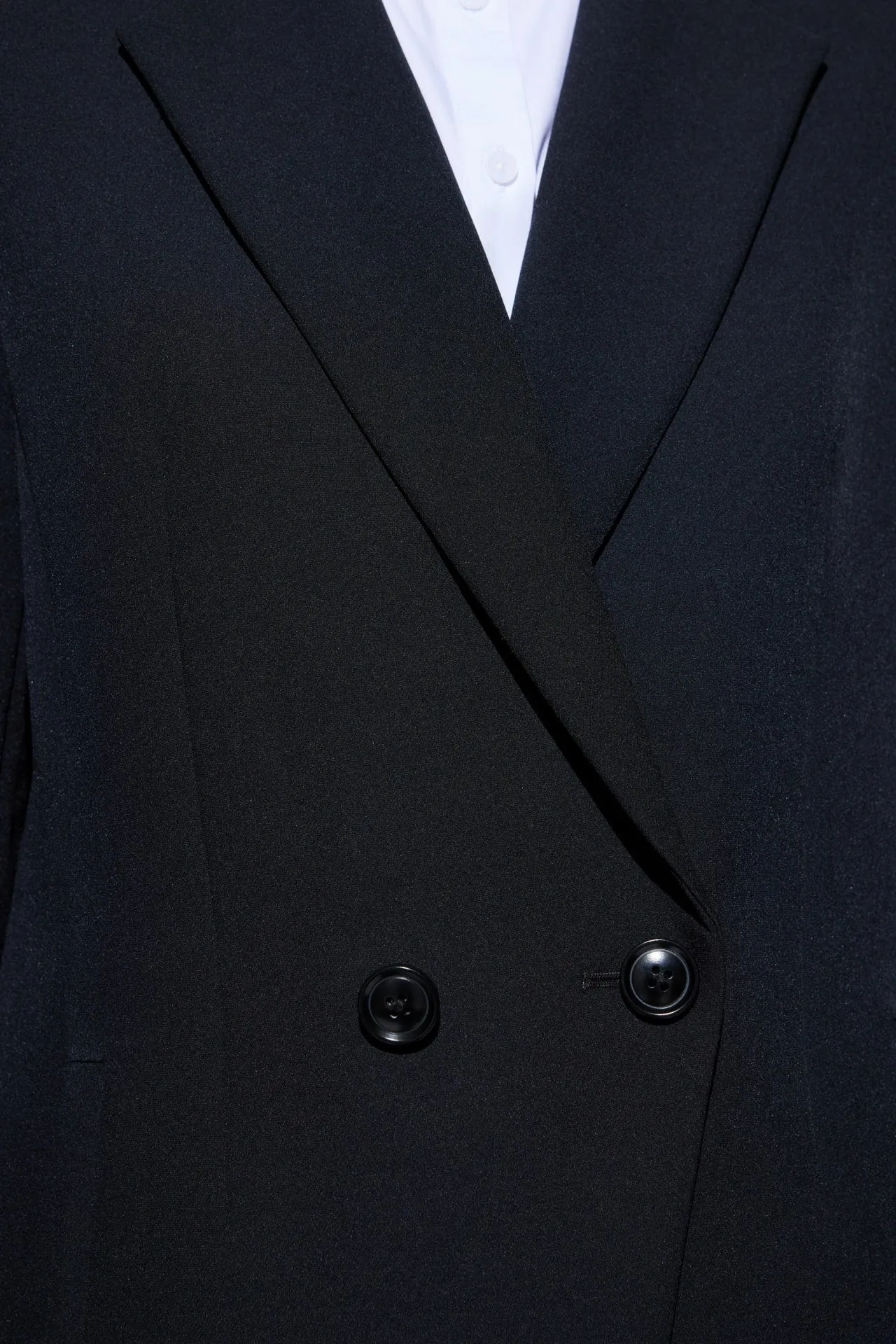 Multi-Way Stretch Double -Breasted Suit Blazer