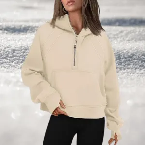 Nala™ | women's sweater with half zipper