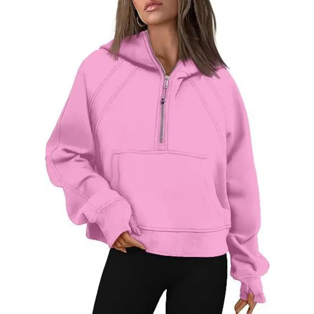 Nala™ | women's sweater with half zipper