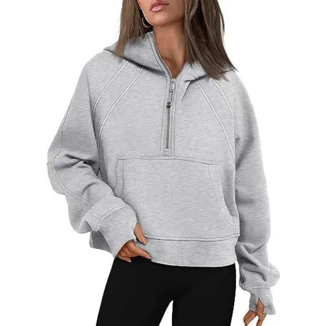 Nala™ | women's sweater with half zipper