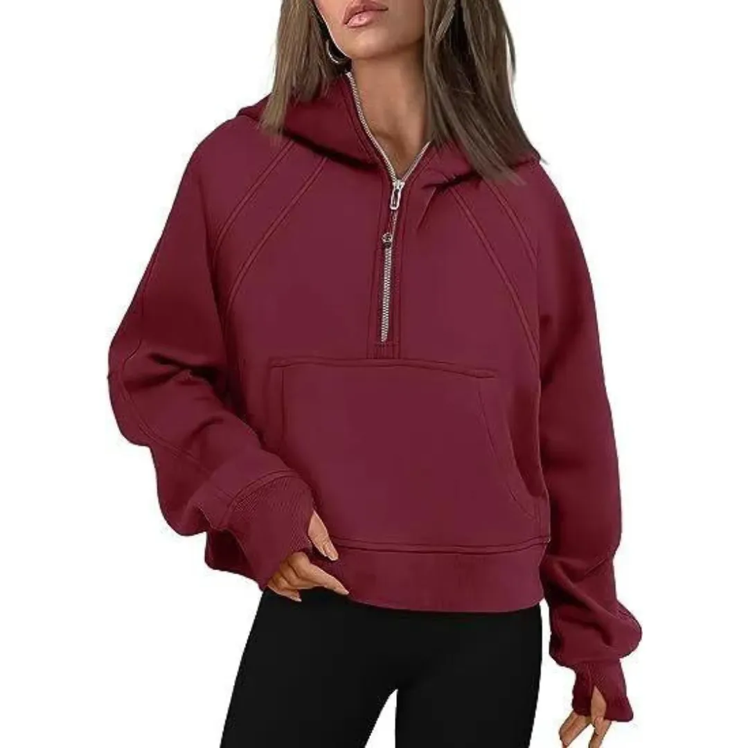 Nala™ | women's sweater with half zipper