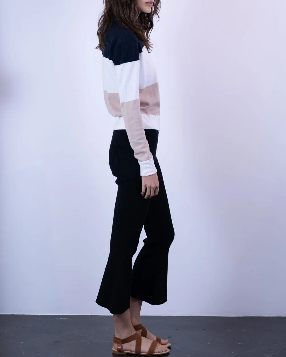Navy Colorblock Josefine Pullover