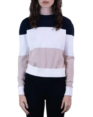 Navy Colorblock Josefine Pullover
