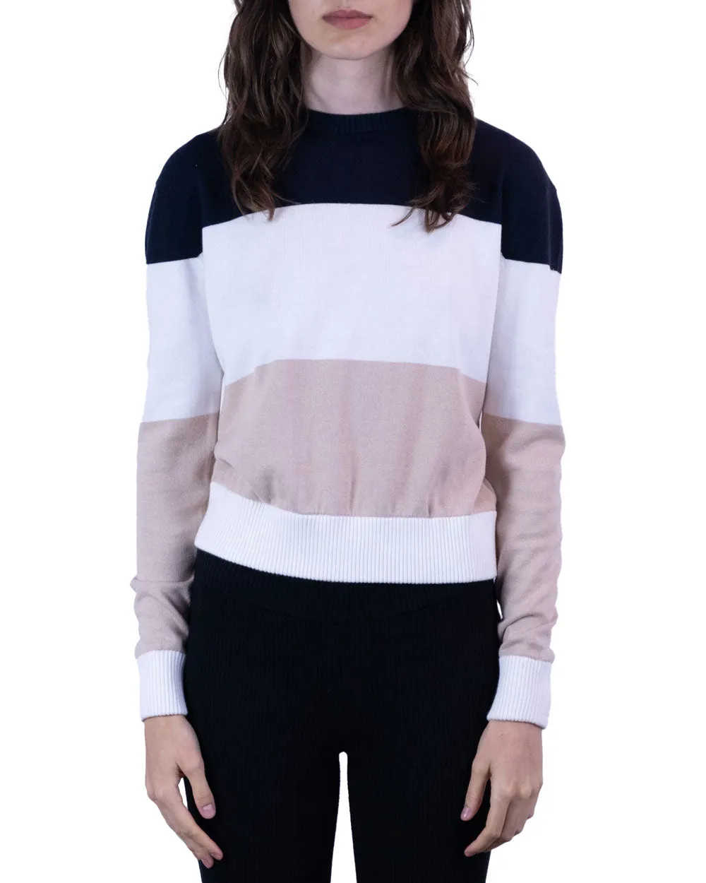 Navy Colorblock Josefine Pullover