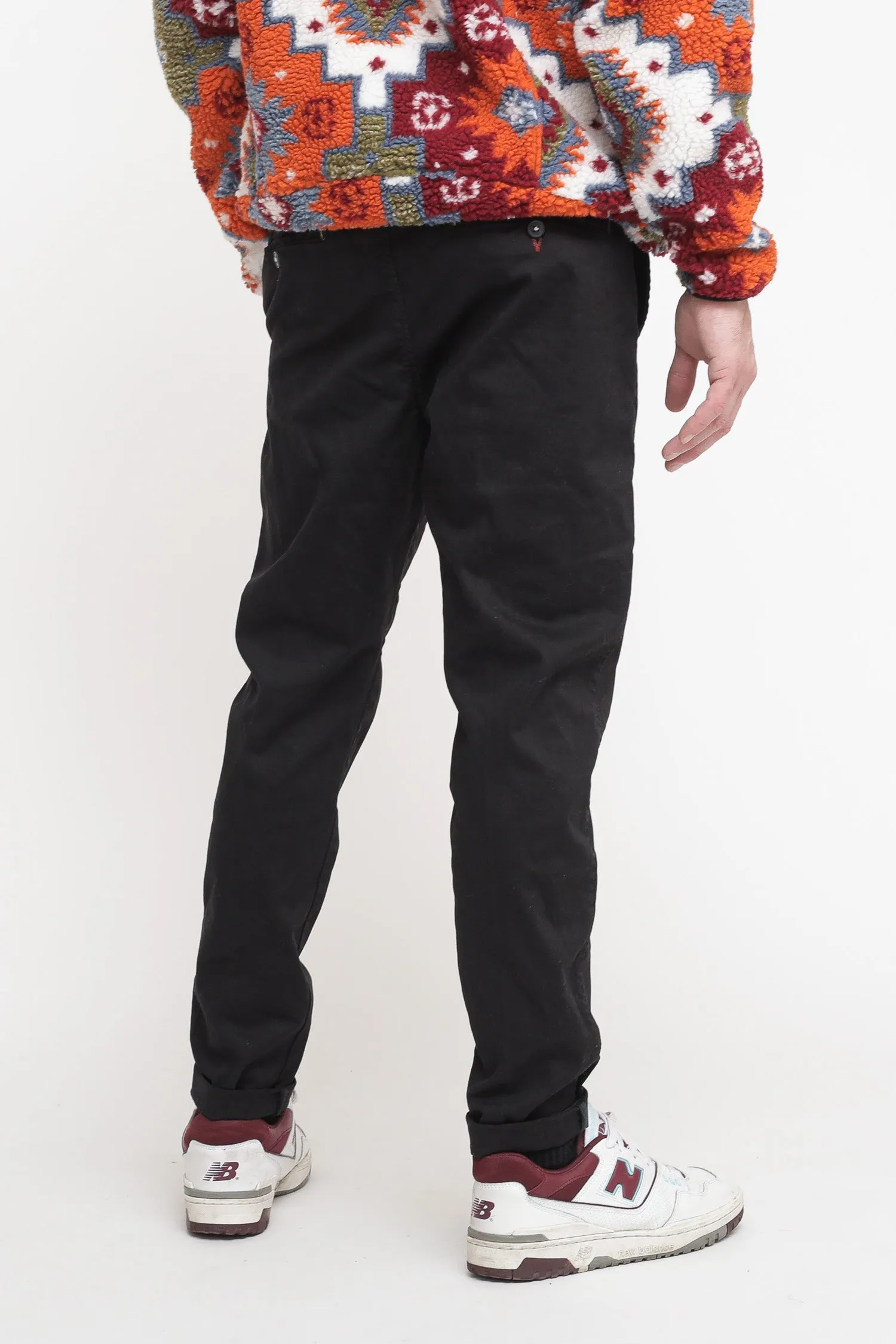 Pantalone Chinos Raso - Nero