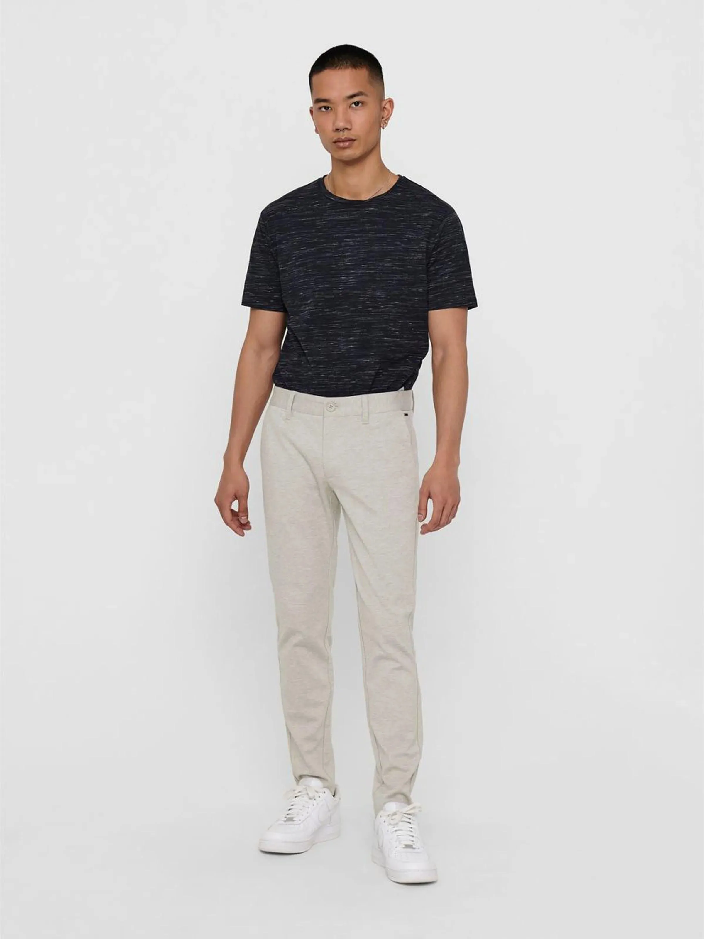 Pantalones Chinos Melange tipo Jogger Mark