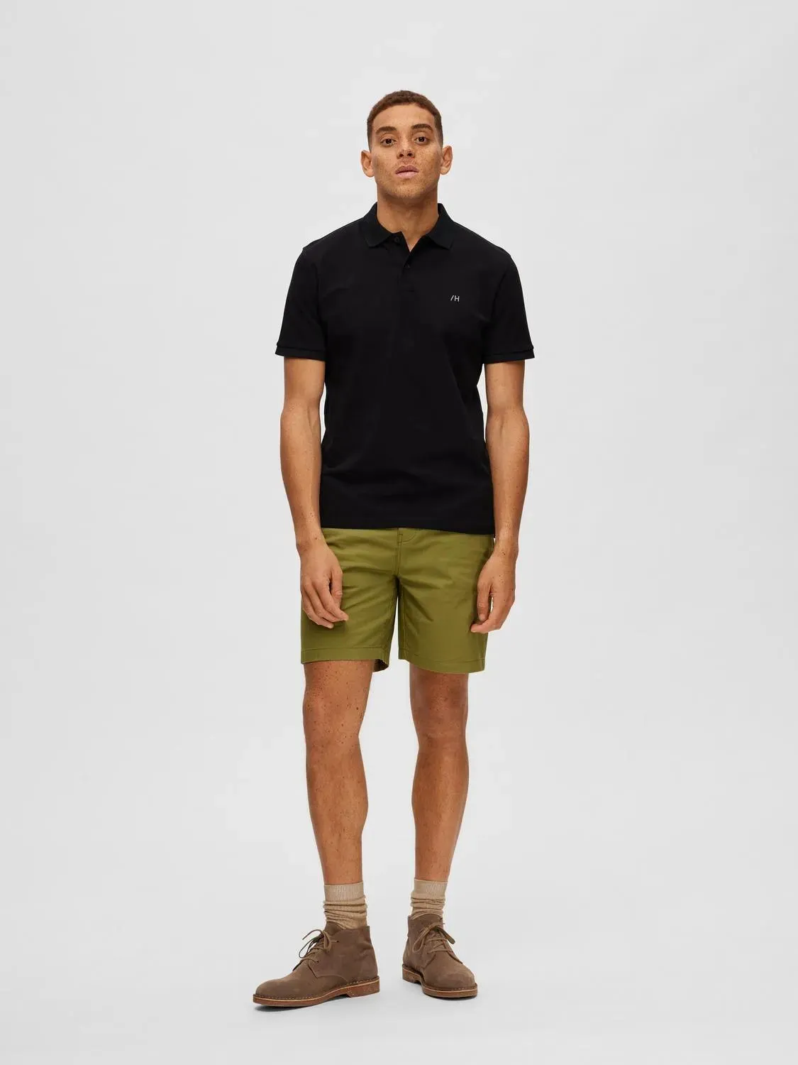 Polo Selected Manga Corta Dante Black