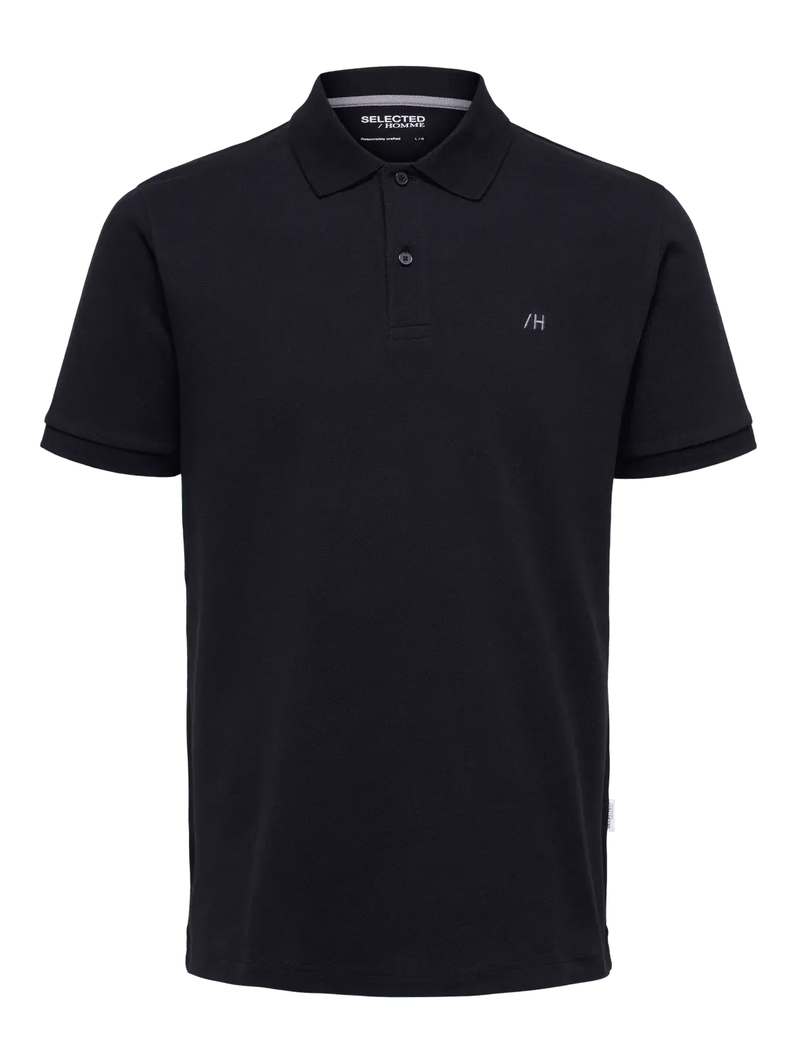 Polo Selected Manga Corta Dante Black