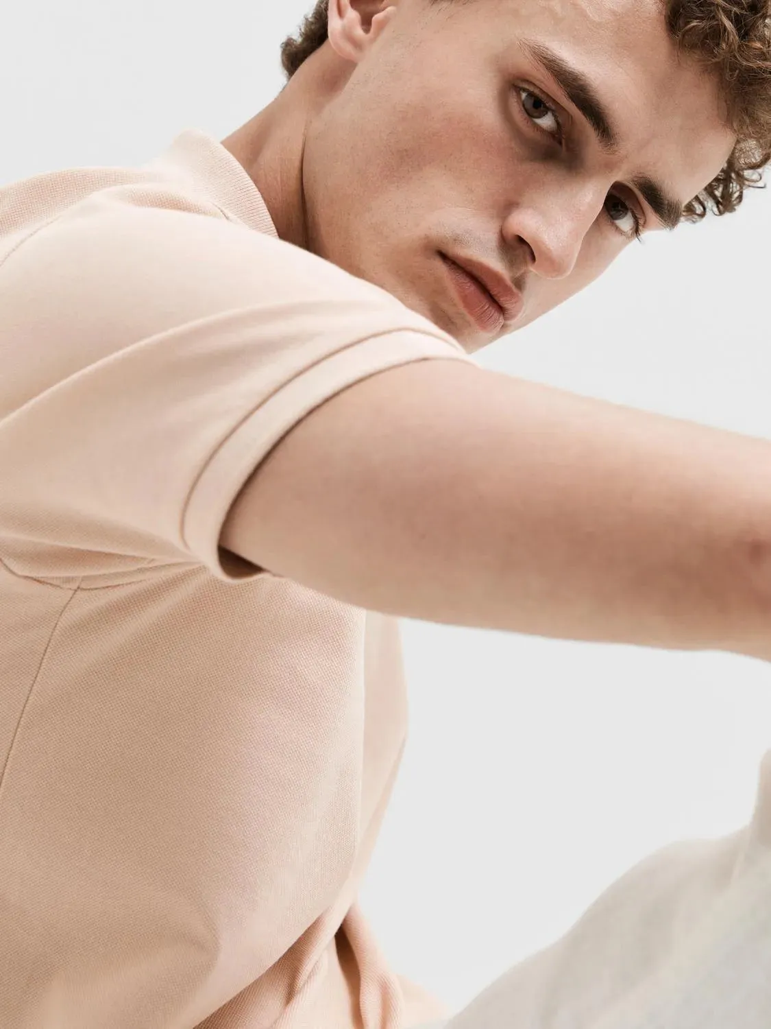 Polo Selected Manga Corta Dante Cameo Rose