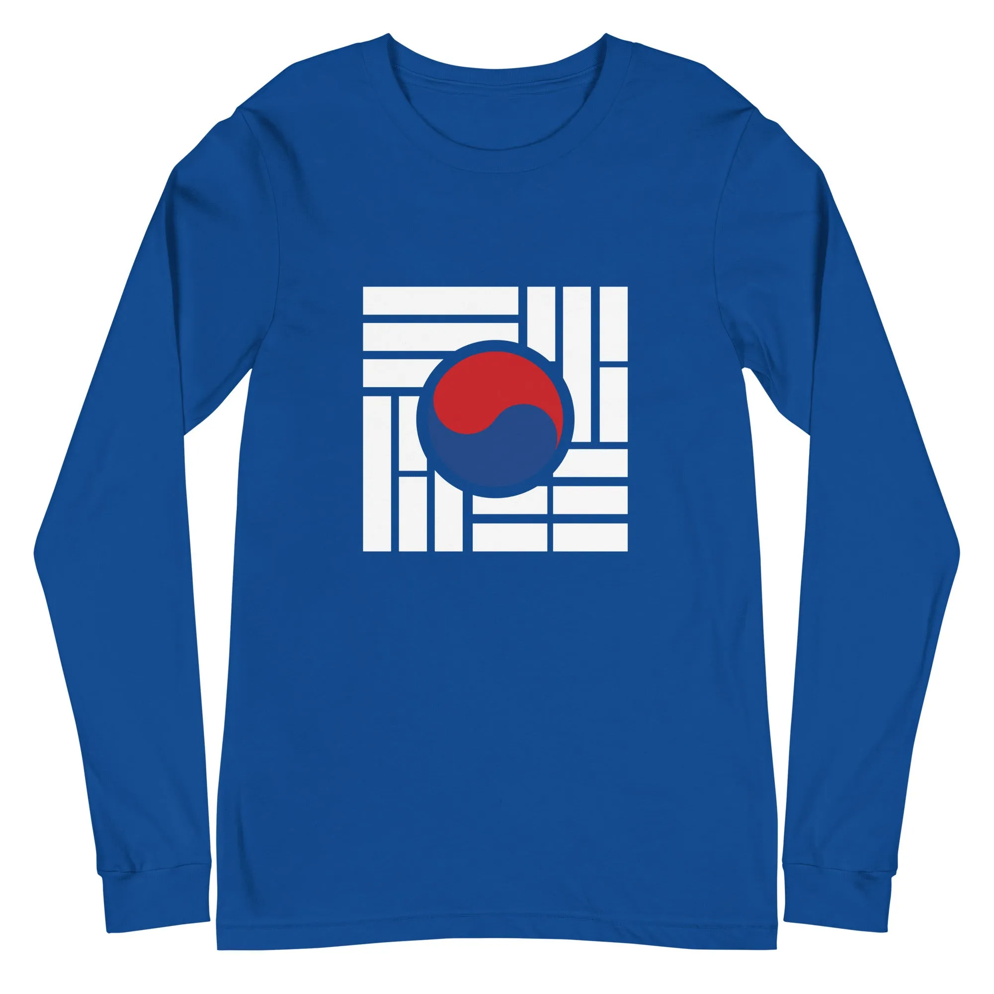 "Korean Flag" Unisex Long Sleeve Tee