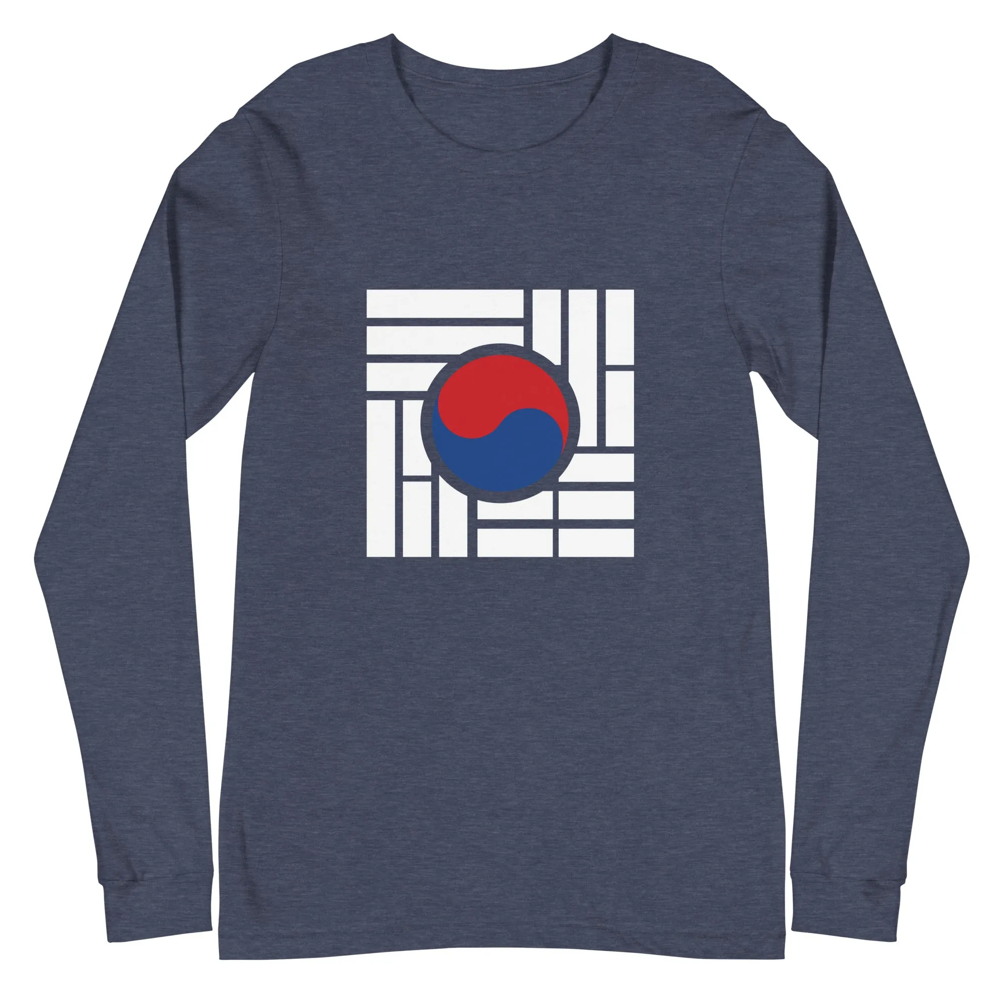 "Korean Flag" Unisex Long Sleeve Tee