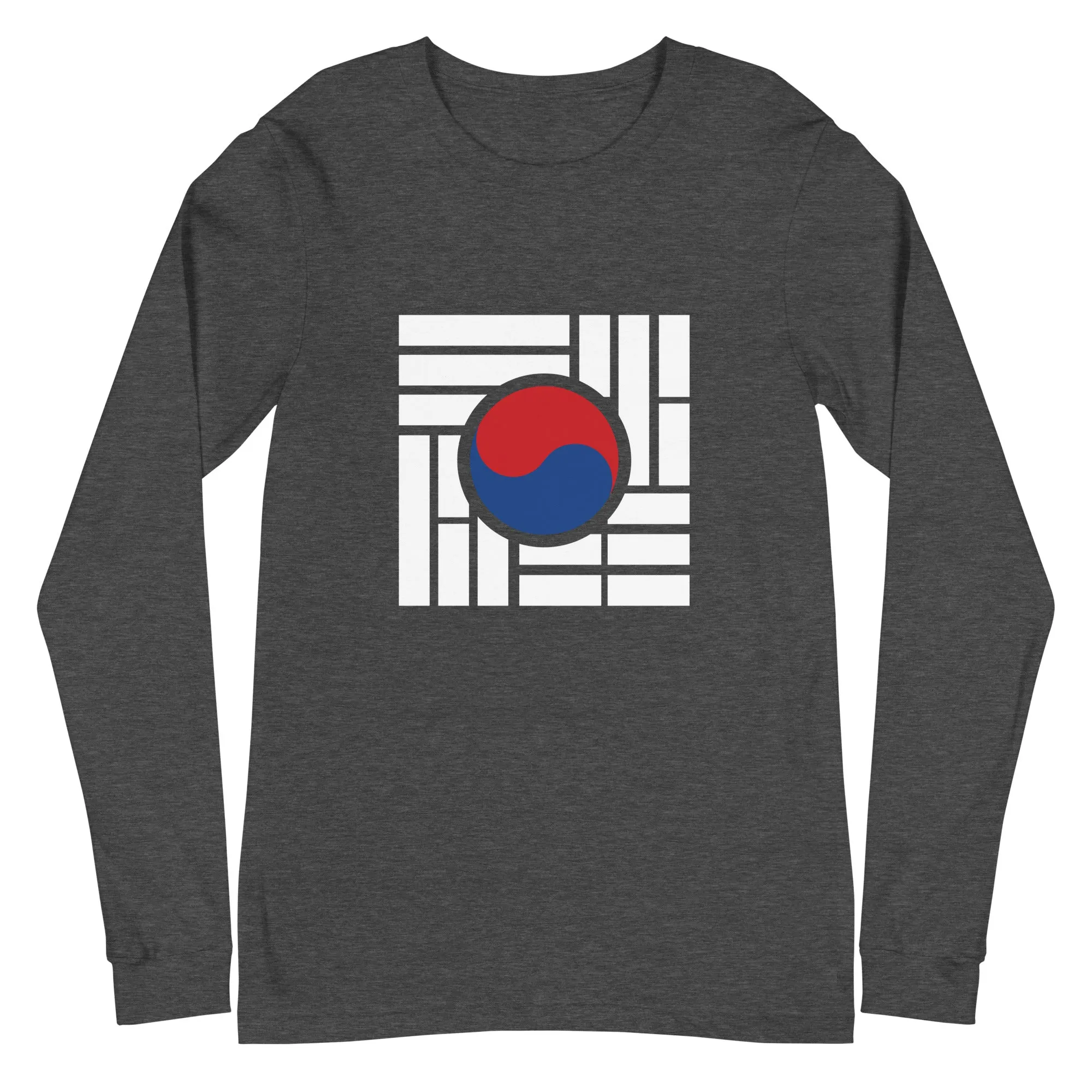 "Korean Flag" Unisex Long Sleeve Tee