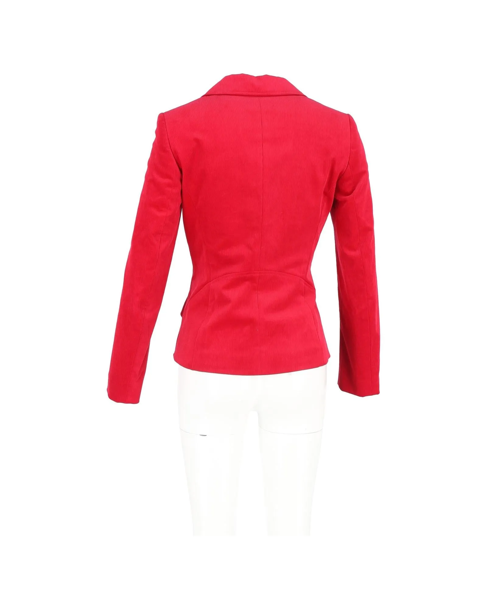Red Corduroy Blazer