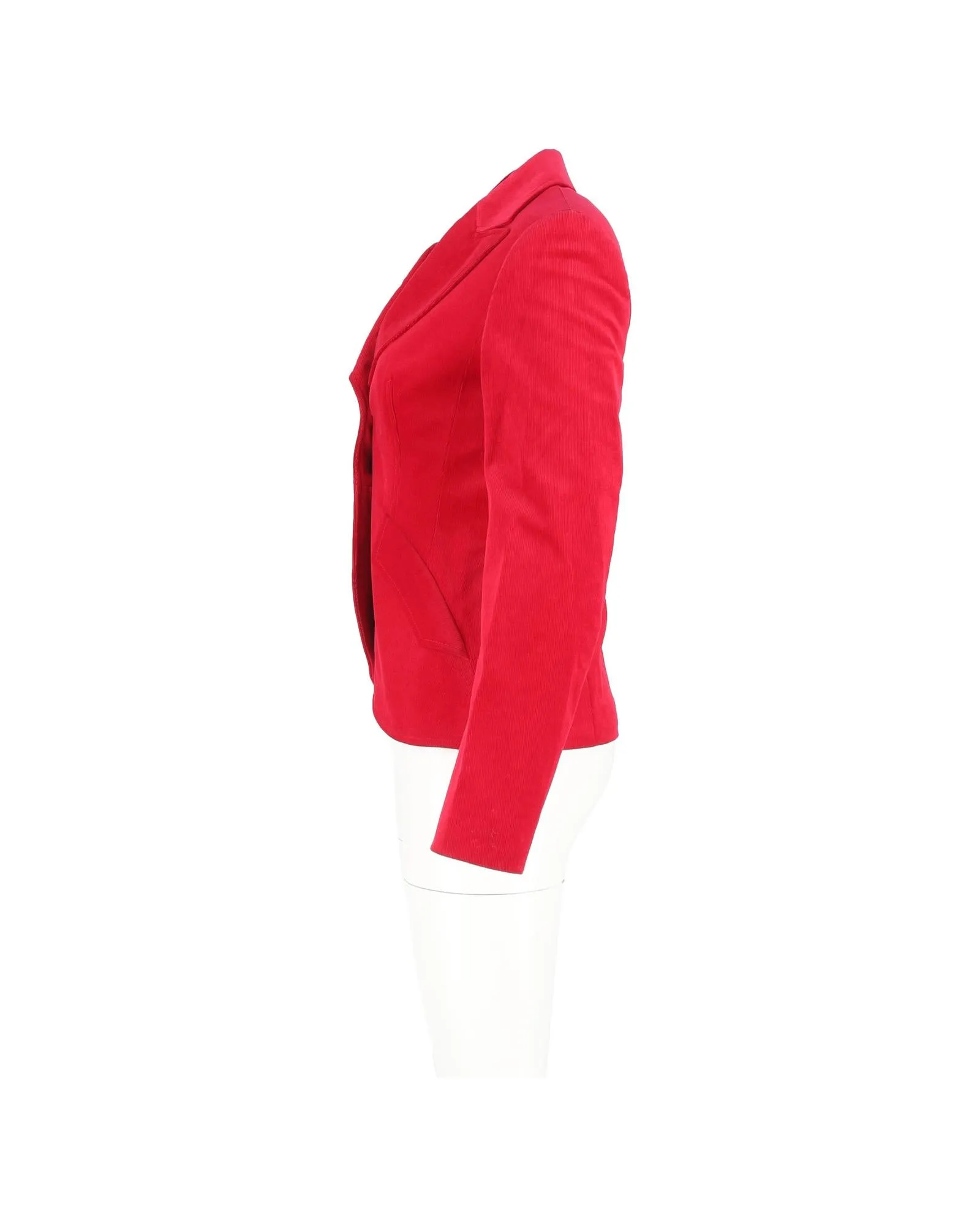 Red Corduroy Blazer