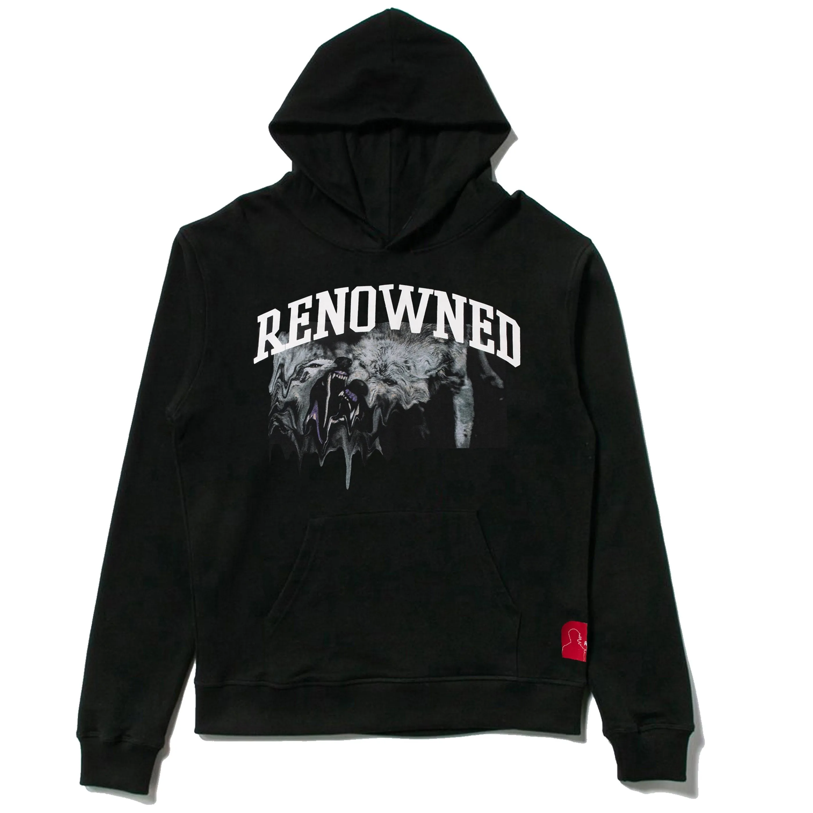 Renowned Wolves In Paradise Hoody Black Men RD126