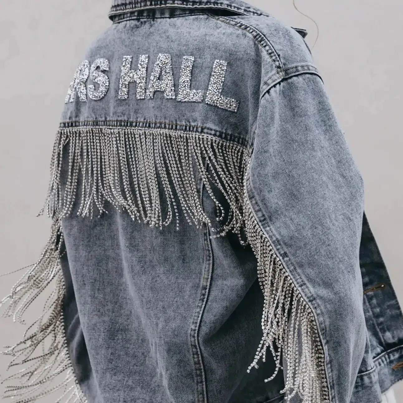 Rhinestone Fringe Jacket