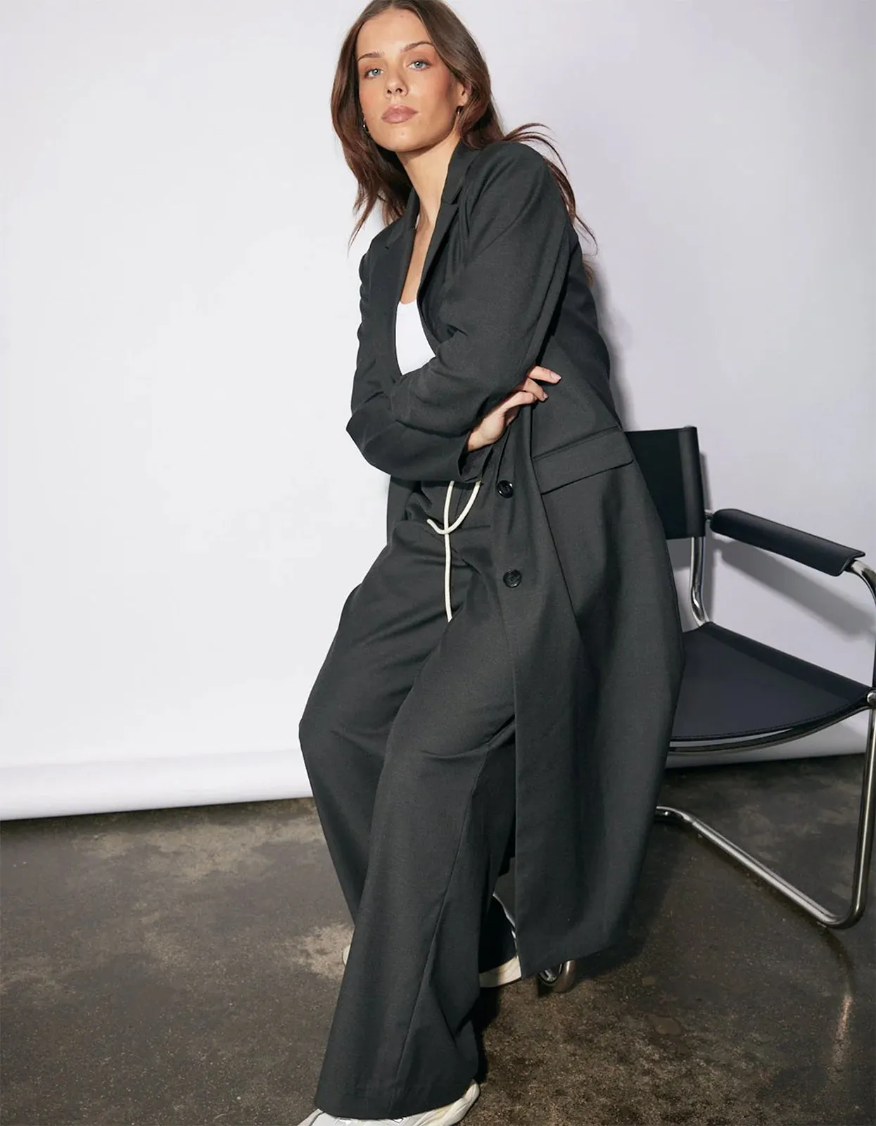 Ritchie Blazer Coat - Black