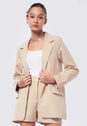 Rolled Up Sleeves Blazer