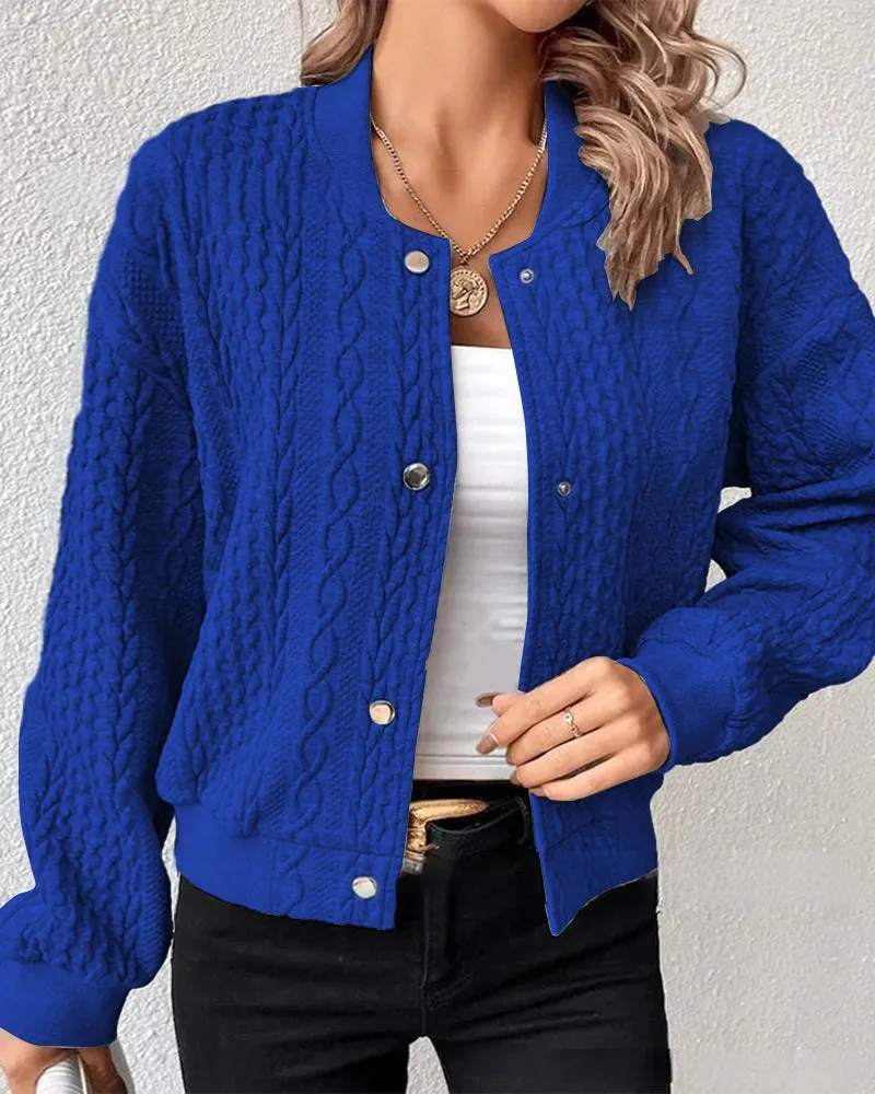 Rose | Ladies cardigan with button placket