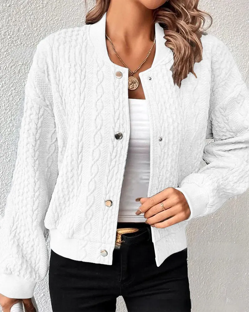 Rose | Ladies cardigan with button placket