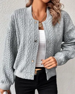 Rose | Ladies cardigan with button placket