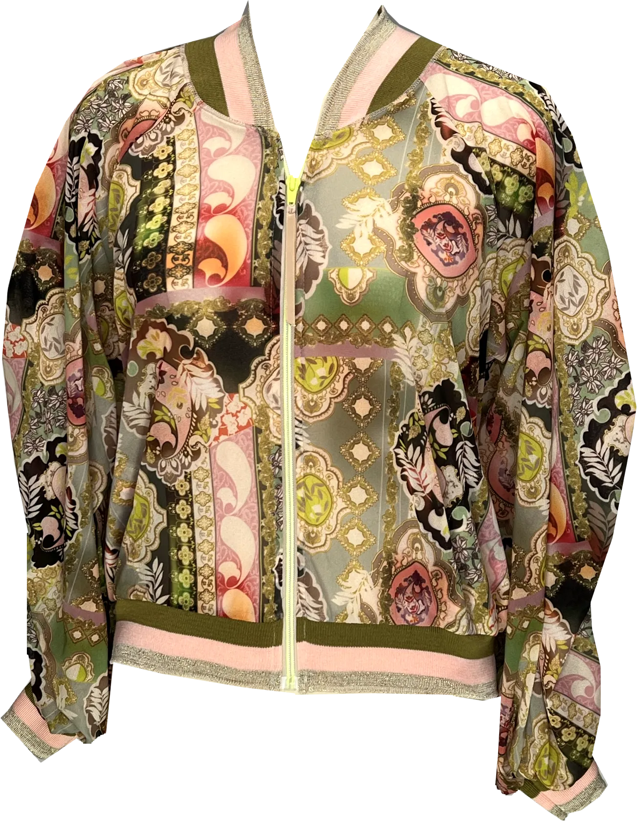 Royal Paisley Bomber Jacket