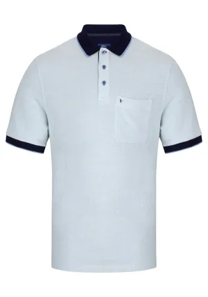 Short Sleeve Polo Shirt - Blue