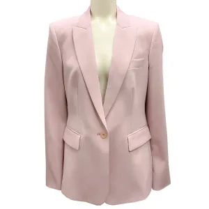 Stella McCartney Lavender Single-Breasted Peak-Lapel Blazer