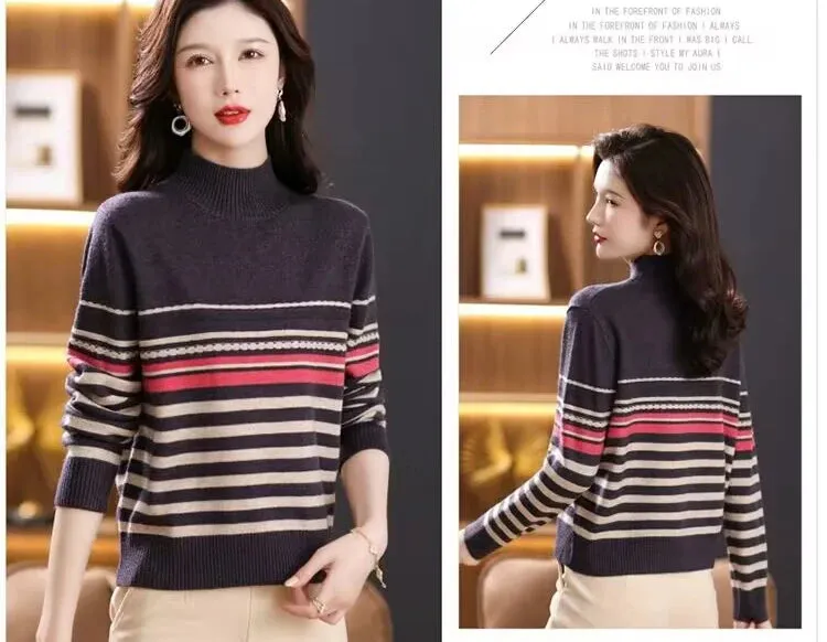 Striped Cashmere Sweater