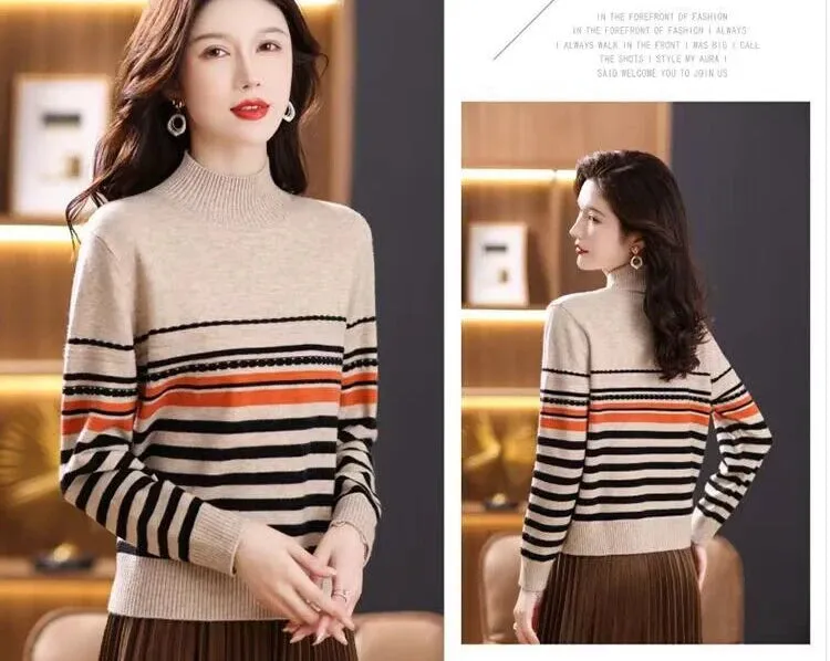 Striped Cashmere Sweater