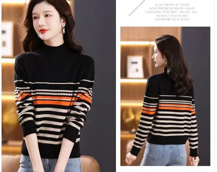 Striped Cashmere Sweater