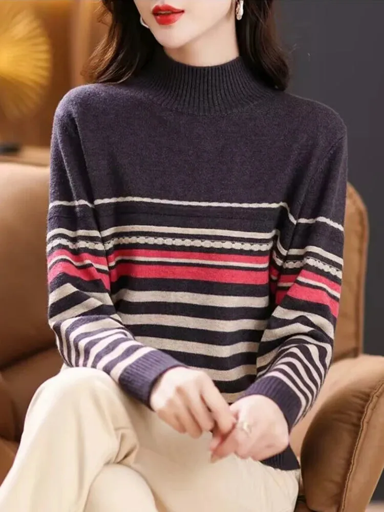 Striped Cashmere Sweater