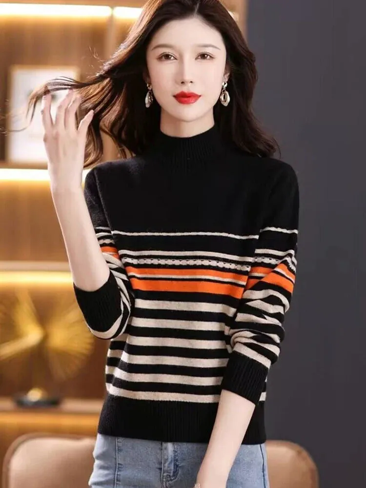 Striped Cashmere Sweater