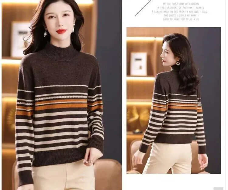 Striped Cashmere Sweater