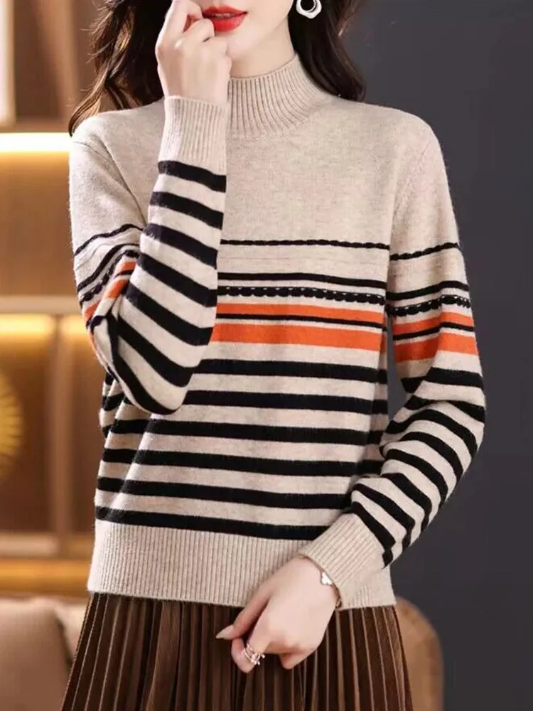 Striped Cashmere Sweater