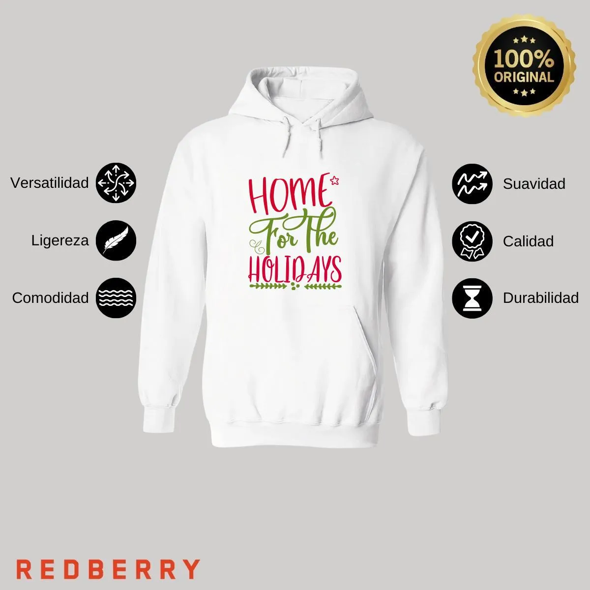 Sudadera Deportiva Mujer Navideña Hoodie 048