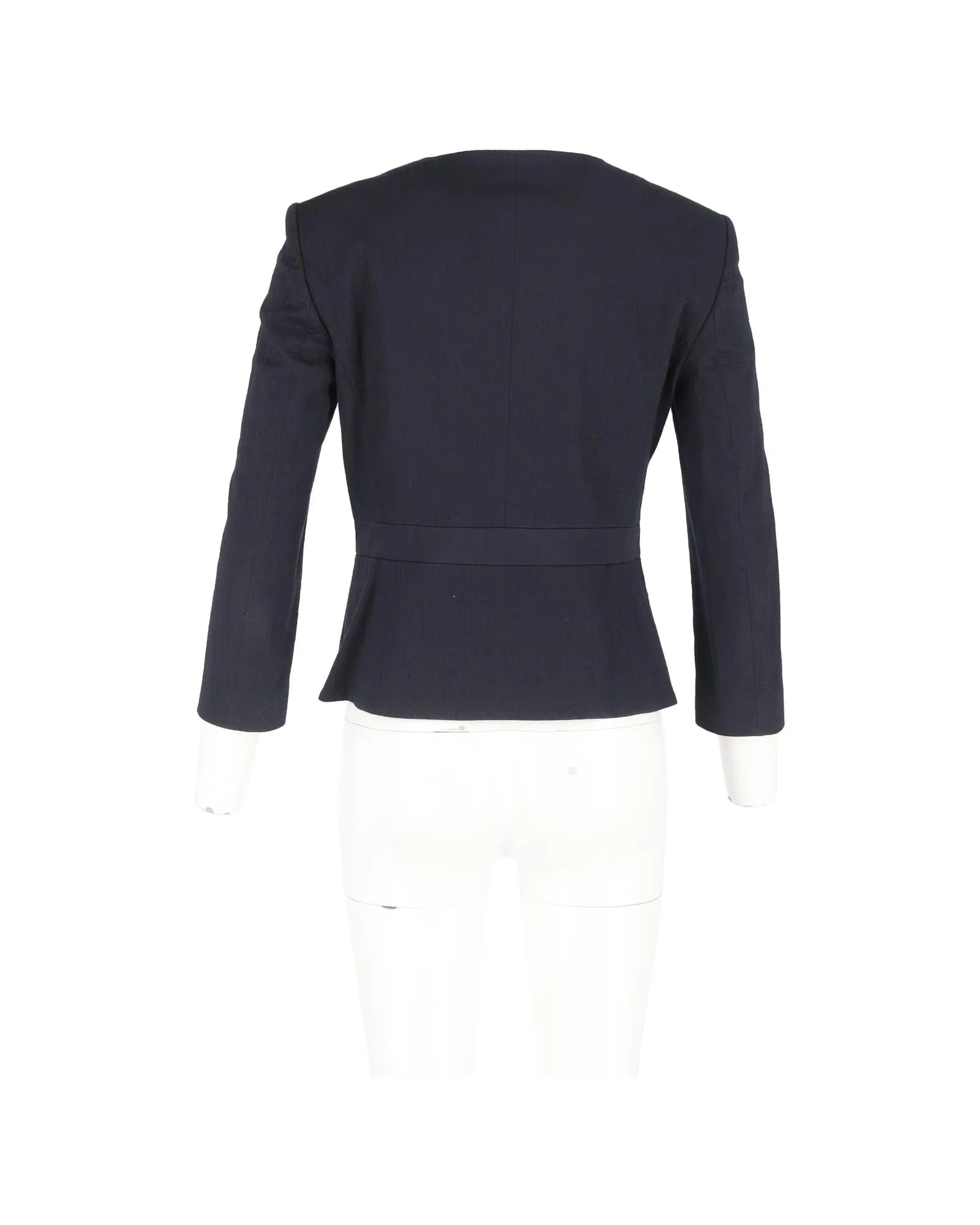 Tailored Blazer Textured Fabric