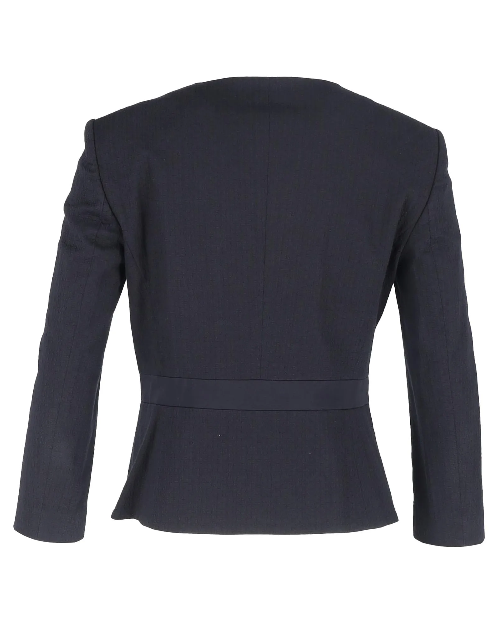 Tailored Blazer Textured Fabric