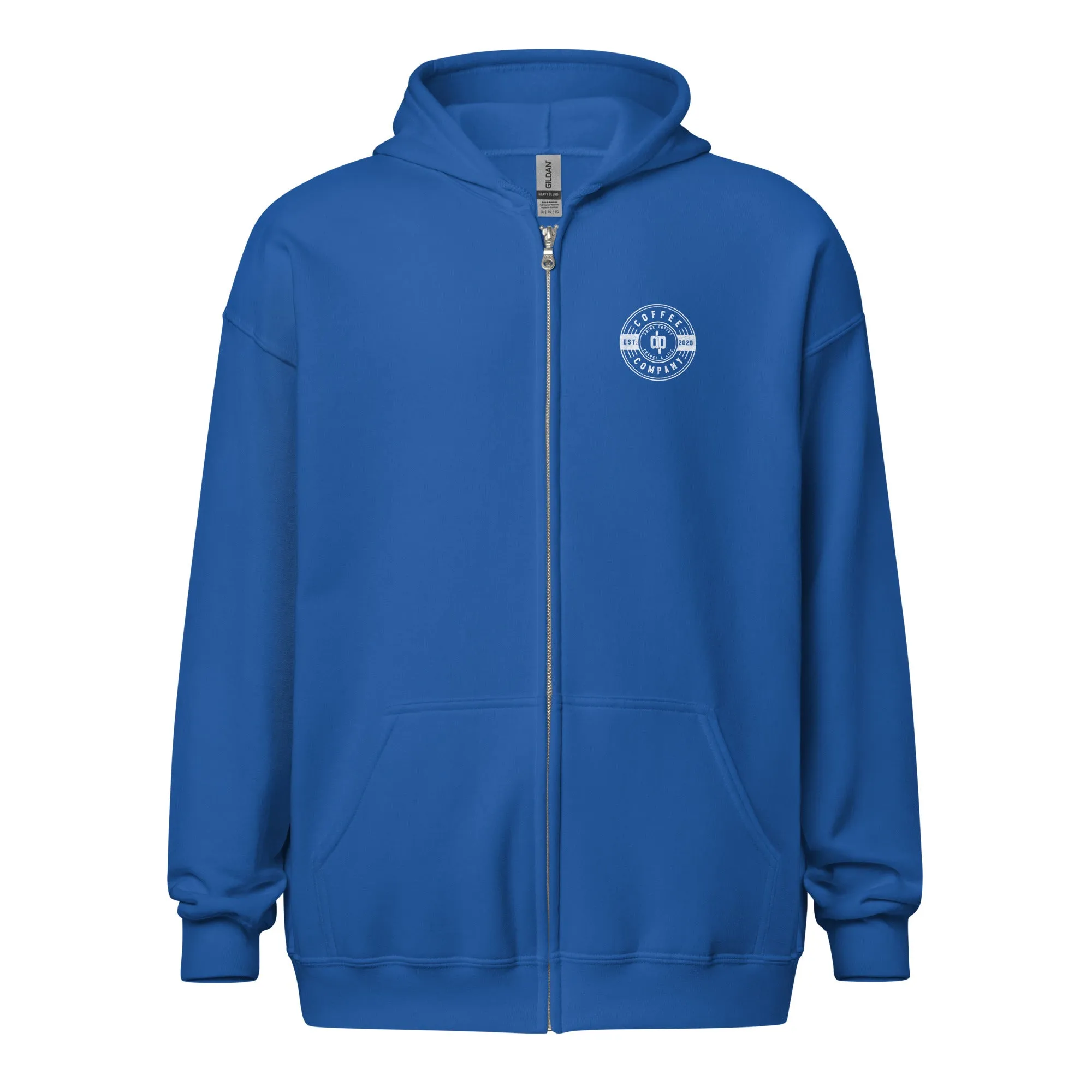 The dp Coffee Company Unisex heavy blend zip hoodie - various colors