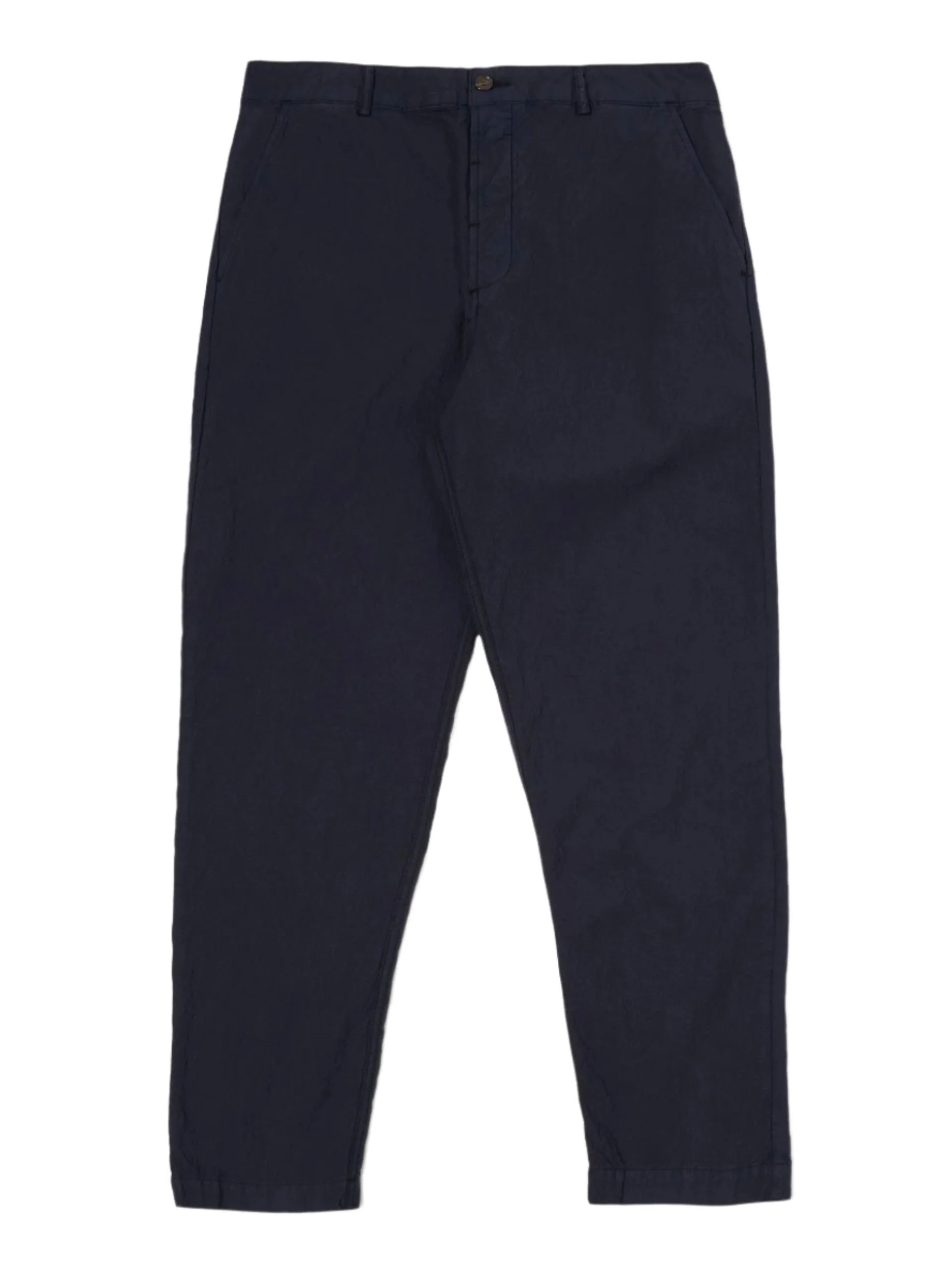 Universal Works Military Chino Seersucker II Navy