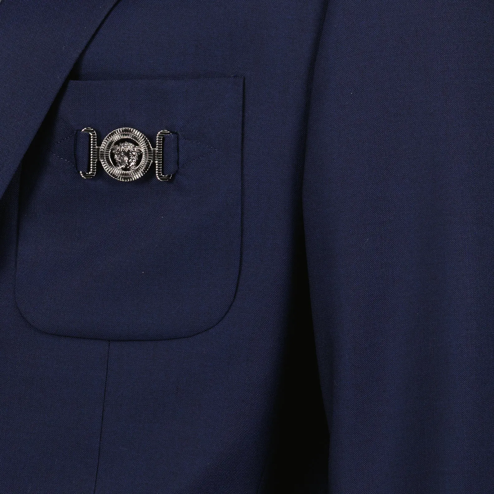 Versace Navy Blue Blazer