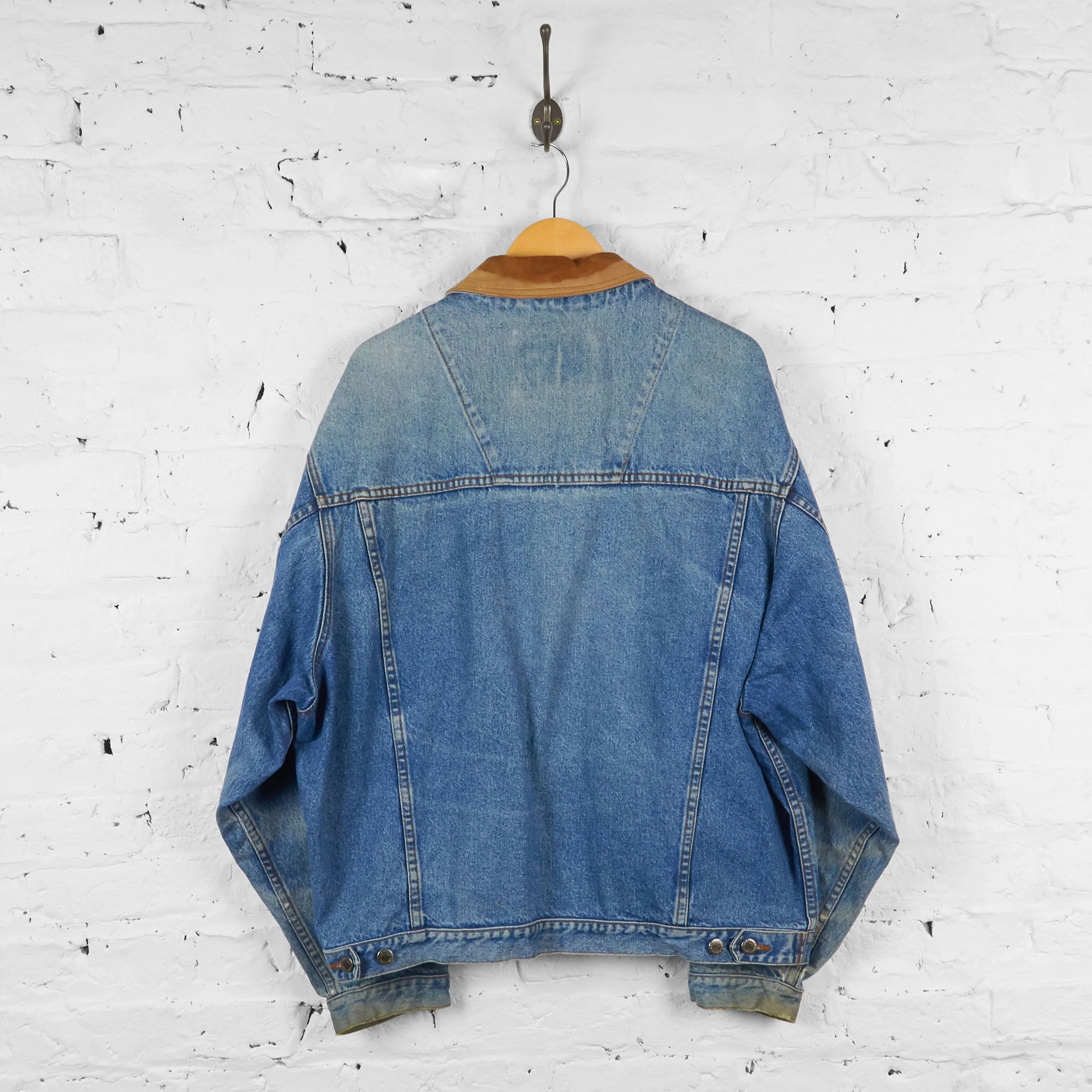 Vintage Timberland Denim Jacket - Blue - XL